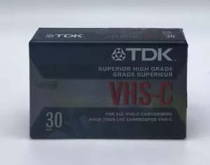 1 cinta para videocámara TDK VHS-C HG Ultimate 30 VHS-C TOTALMENTE NUEVA SELLADA TC-30HG - Imagen 1 de 5