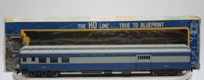 HO Scale AHM/Rivarossi 2003 Baltimore & Ohio 85' Combine Car w/ Interior Lights - Image 1 of 4