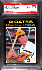 1971 TOPPS #110 BILL MAZEROSKI PSA 8 81632955