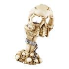Skull Candle Holders, Tealight Holder Ornament Candle Stand Art Craft for Dining