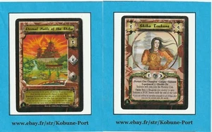 Shiba Tsukune + Eternal Halls of the Shiba DJH Fixed Cards L5R CCG Five Rings - Bild 1 von 1