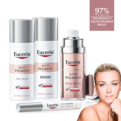 Línea de hiperpigmentación antipigmentación Eucerin para parches oscuros y manchas edad/sol Foto 1 de 4