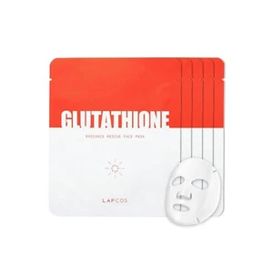 LAPCOS Glutathione Radiance Rescue Mask - 5 count masks - K-Beauty - Picture 1 of 2