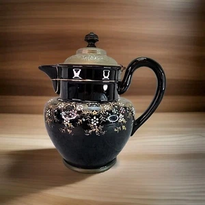 Burslem England Alexandra Pottery Teapot No 37 Hand painted patent pending - Picture 1 of 18