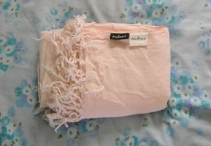 MULBERI - 100% Linen Throw Ivory Pink 180x130cm - Picture 1 of 4