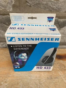 Sennheiser Modelo HD433 Auriculares Estéreo Hi Fi NECESITA ALMOHADILLAS Con Caja - Imagen 1 de 9