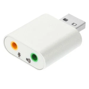 Hochleistungs -Aluminium USB externer Stereo -Klangadapter für und - Afbeelding 1 van 12
