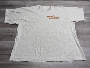 Vintage lustiges Schneemobil Grafik T-Shirt Ride It Hard 10 Regeln für Schneemobilfahrer 2XL - Bild 1 von 10