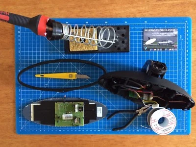 BMW E46 M3 CSL E39 M5 Oval Auto-Dimming Auto Dim Rearview mirror REPAIR - Image 1 of 4