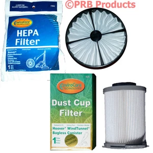 Hoover #59134050 + 59134033 Windtunnel HEPA Vacuum Filter Kit Models S3755 S3765 - Picture 1 of 5
