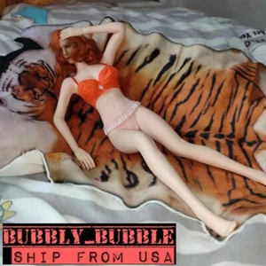 Alfombra escala 1/6 patrón de tigre para figura Jiaoudoll PHICEN Obitsu Hot Toys ☆USA☆ - Imagen 1 de 4