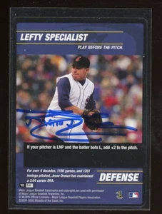 2001 MLB Showdown RICARDO RINCON Signed Card autograph auto INDIANS A'S - Picture 1 of 1