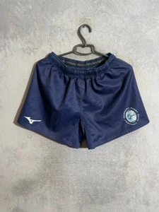 Newbury Rugby Union Shorts Navy Blue Mizuno Polyester Men Size L - Picture 1 of 8