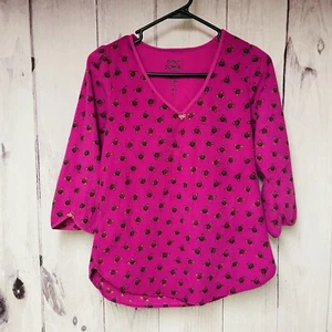Betsey Johnson Intimates Women's Size Small Floral Rose Sleep Shirt - Picture 1 of 3