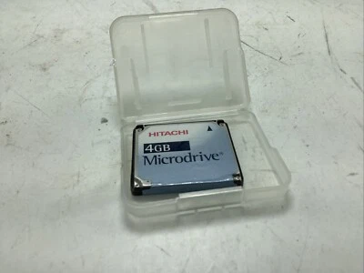 1pcs 4GB HITACHI Microdrive Compactflash CF TYPE II memory card NIKON CANON  - Image 1 of 4