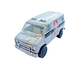 1980's Chevrolet Van Ambulance Toy Diecast Car - Picture 1 of 5