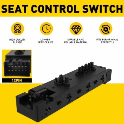 Passenger Power Seat Switch For Ford 2011-2017 F350 F250 F450 F550 Super Duty US - Image 1 of 4