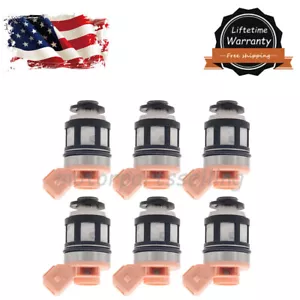 6x Fuel Injectors 16600-88G10 For Nissan 1990-1995 D21 Pathfinder Quest 3.0L V6 - Picture 1 of 10