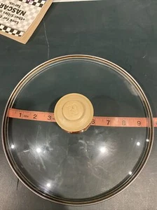 Paula Dean Ersatz Klarsichtdeckel Hellbraun/Kupfer 9,5" Innen  - Bild 1 von 3