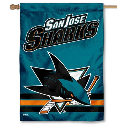 NHL San Jose Sharks House Flag and Banner Cover