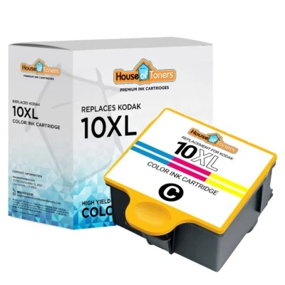 1PK 10PK for Kodak 10XL Ink Cartridges for Kodak EasyShare 5100 5300 5500 - Image 1 of 2