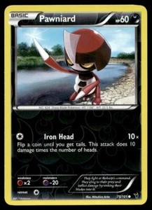 Carta Pokemon Pawniard 75/101 Nobili Vittorie Comune 60 HP Near Mint H12 - Foto 1 di 2