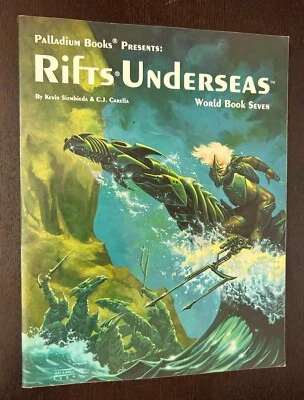 RIFTS -- UNDERSEAS World Book Seven (Palladium Books 1996) -- RPG TPB - Image 1 of 3