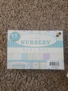 DCWM Nana's Kinderzimmer Premium Papierstapel Baby Junge 1/2 Glitzer 4,5 x 6,5 72 Blatt - Bild 1 von 5