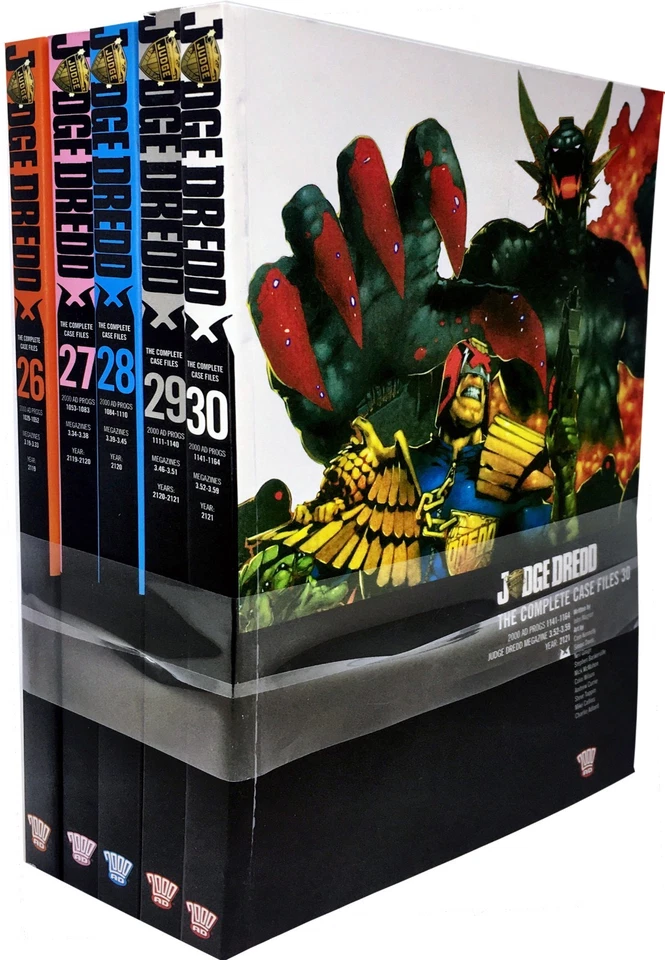 Judge Dredd: Complete Case Files Volume 26-30 Collection 5 Books Set (Series 6) - Image 1 of 2