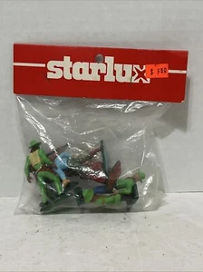 Vintage NOS Starlux Cowboys Wild West Western Figures New In Bag Rare HTF - Picture 1 of 6