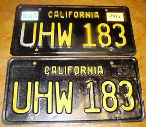 Targhe California 1963 1964 65 66 67 68 1969 Buick Cadillac Olds Mercury Pontiac - Foto 1 di 4