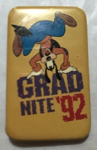 Disney Grad Night 1992 Goofy Rechteck Pin (B) - Bild 1 von 4