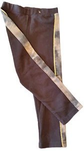 Garanimals 4T Kids Sweat Pants Black With Side Pattern Gold Trim Stretch Top - Picture 1 of 4