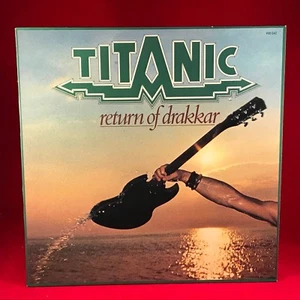 TITANIC Return Of Drakkar 1977 French vinyl LP + INSERT Santana Deep Purple - Picture 1 of 4