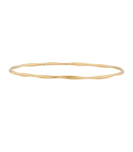 IPPOLITA 18K 750 YELLOW GOLD SMOOTH SQUIGGLE CLASSICO BANGLE BRACELET - Picture 1 of 6