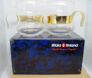 PAULA #2010 Jorma Vennola for Iittala, Finland 4 Oz. Crystal Clear Brista cups - Picture 1 of 24