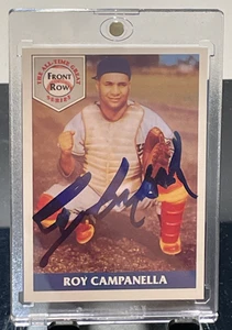 ROY CAMPANELLA 1992 FRONT ROW 5 CARD SET SIGNED CARD COA #4092/5000 AUTOGRAPHED - Picture 1 of 7