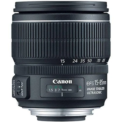 Canon 3560B002-IV EF-S 15-85mm F/3.5-5.6 is USM UD Standard Zoom Lens for Digita - Image 1 of 4