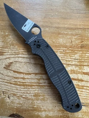 Spyderco Para Military 2 Salt C81GMCBKP2 Blk Magnacut G10 Knife Factory Second A - Image 1 of 4