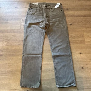 Abercrombie & Fitch Classic Straight Tan Denim Jeans Hose Herren 31x30 Button Fly - Bild 1 von 15