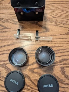 Teleobiettivo ausiliario e obiettivi larghi per fotocamera Canon AF35ML tutti i copriobiettivo - Foto 1 di 5