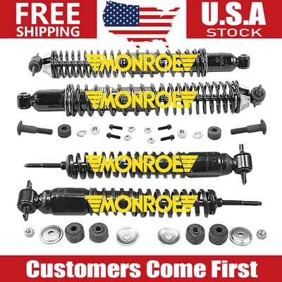 Monroe Front & Rear Shocks Absorber Load Adjusting 4PCS Set For Chevrolet Impala - Image 1 of 4