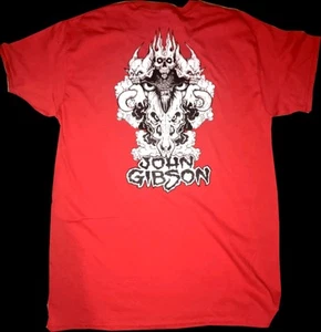 EMBASSY JOHN GIBSON OG GRAPHIC PUSHEAD REISSUE Skateboard T Shirt XL Red - Picture 1 of 2