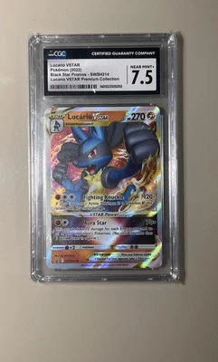 Lucario VSTAR SWSH214 SWSH: Sword & Shield Promo Cards Holo - Image 1 of 2