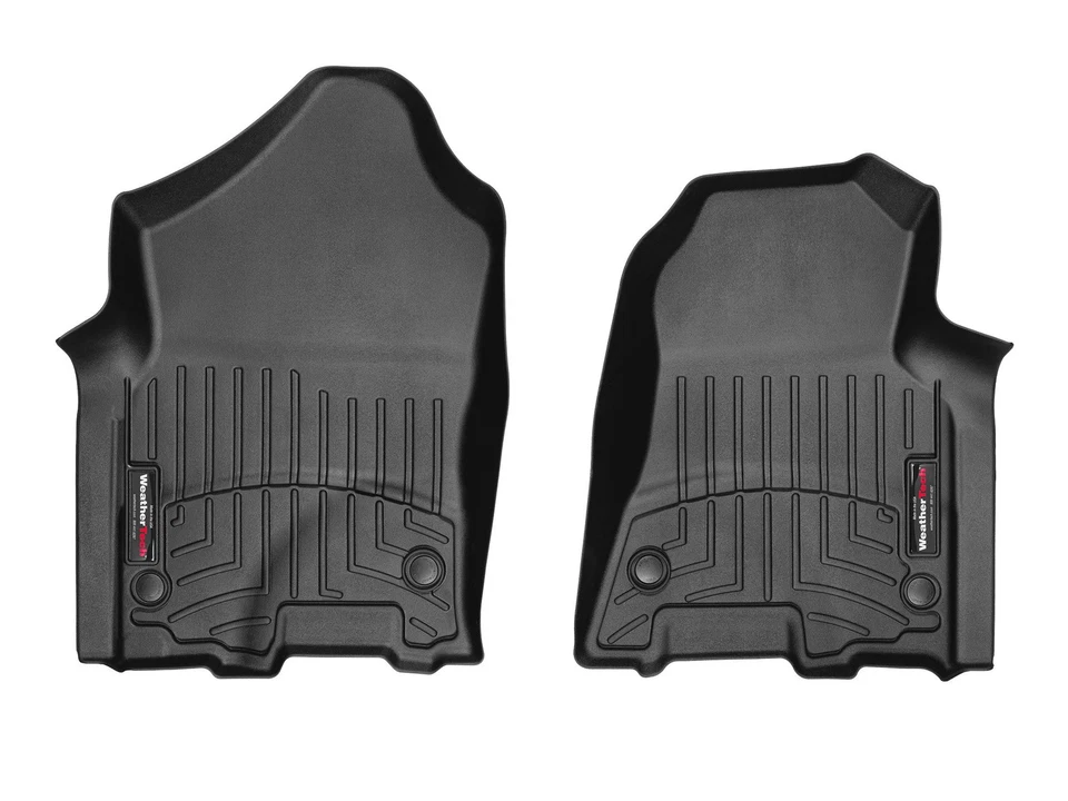WeatherTech FloorLiner 适用于 2019 - 2024 道奇 Ram 卡车 1500 - 第一排,黑色 — 第 1/4 张图片