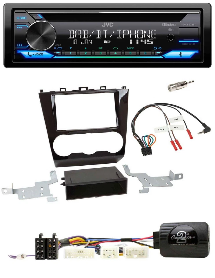 JVC Bluetooth Lenkrad USB DAB CD Autoradio für Subaru Forester ab 2015 - Bild 1 von 4