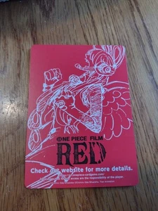 One Piece DON!! Card / Film RED Back - Picture 1 of 2