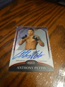2011 Topps UFC Finest Fighters Autograph Insert Card Anthony Pettis #A-AP Auto - Picture 1 of 6
