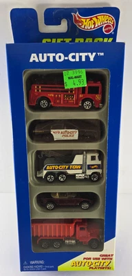 1996 Hot Wheels Auto City 5-Car Gift Pack  - Image 1 of 4