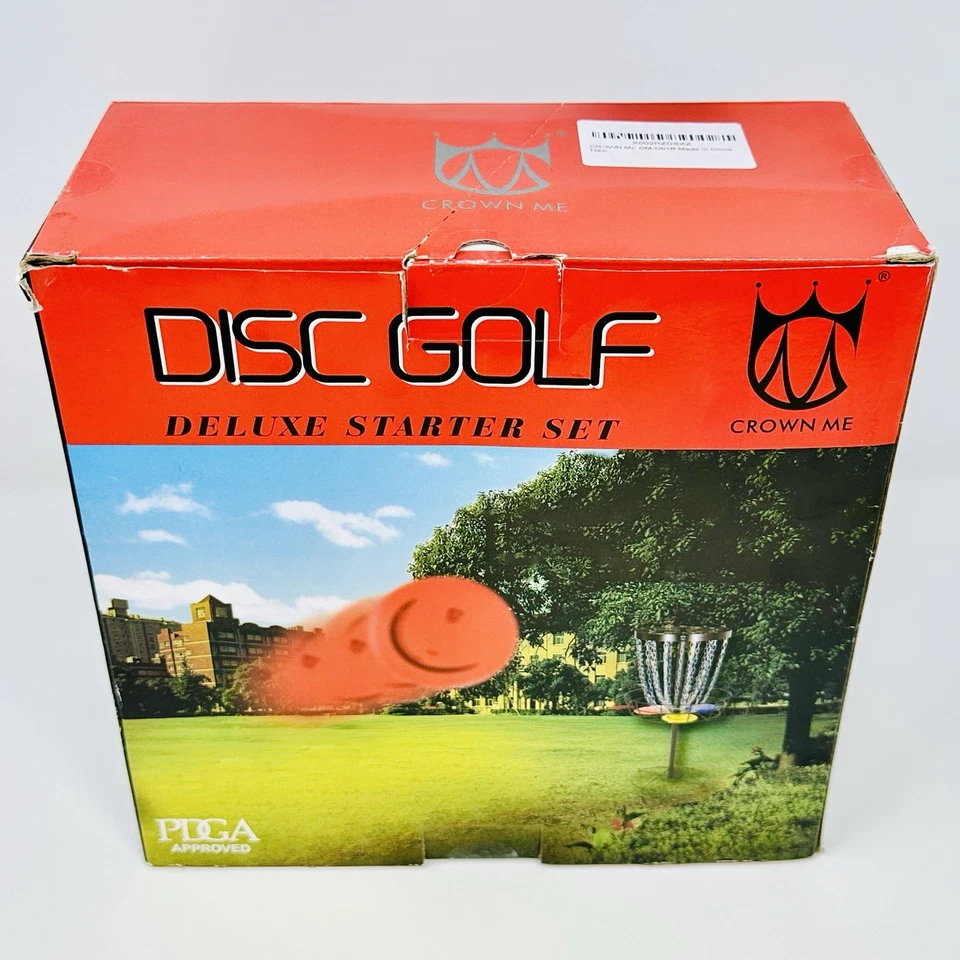 NEW Crown Me Disc Golf Deluxe Starter Set - Model CM-D01R - PDGA Approved - NIB - Image 1 of 4